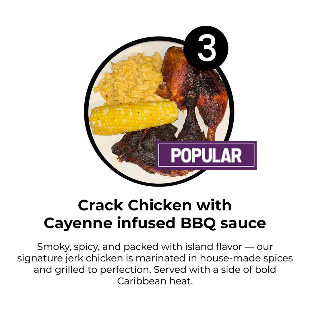 CHEF POP'S 5 (+1 FREE) CARIBBEAN MEAL PLAN