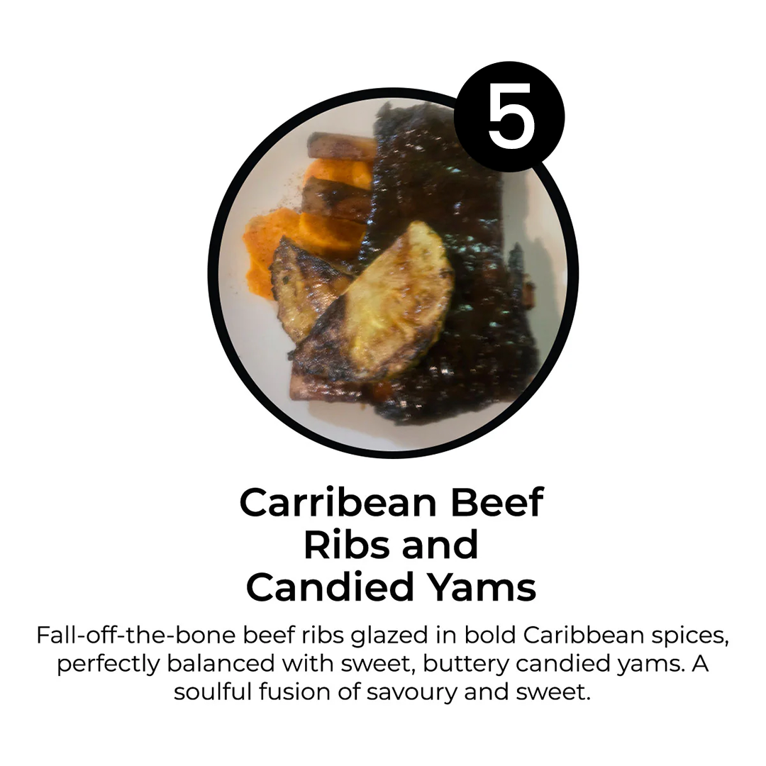 CHEF POP'S 5 (+1 FREE) CARIBBEAN MEAL PLAN